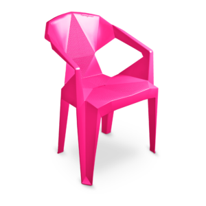 POLTRONA DIAMOND ROSA