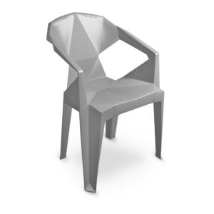 POLTRONA DIAMOND CINZA