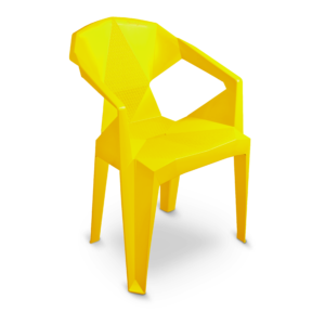 POLTRONA DIAMOND AMARELA
