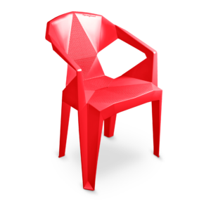 POLTRONA DIAMOND VERMELHA