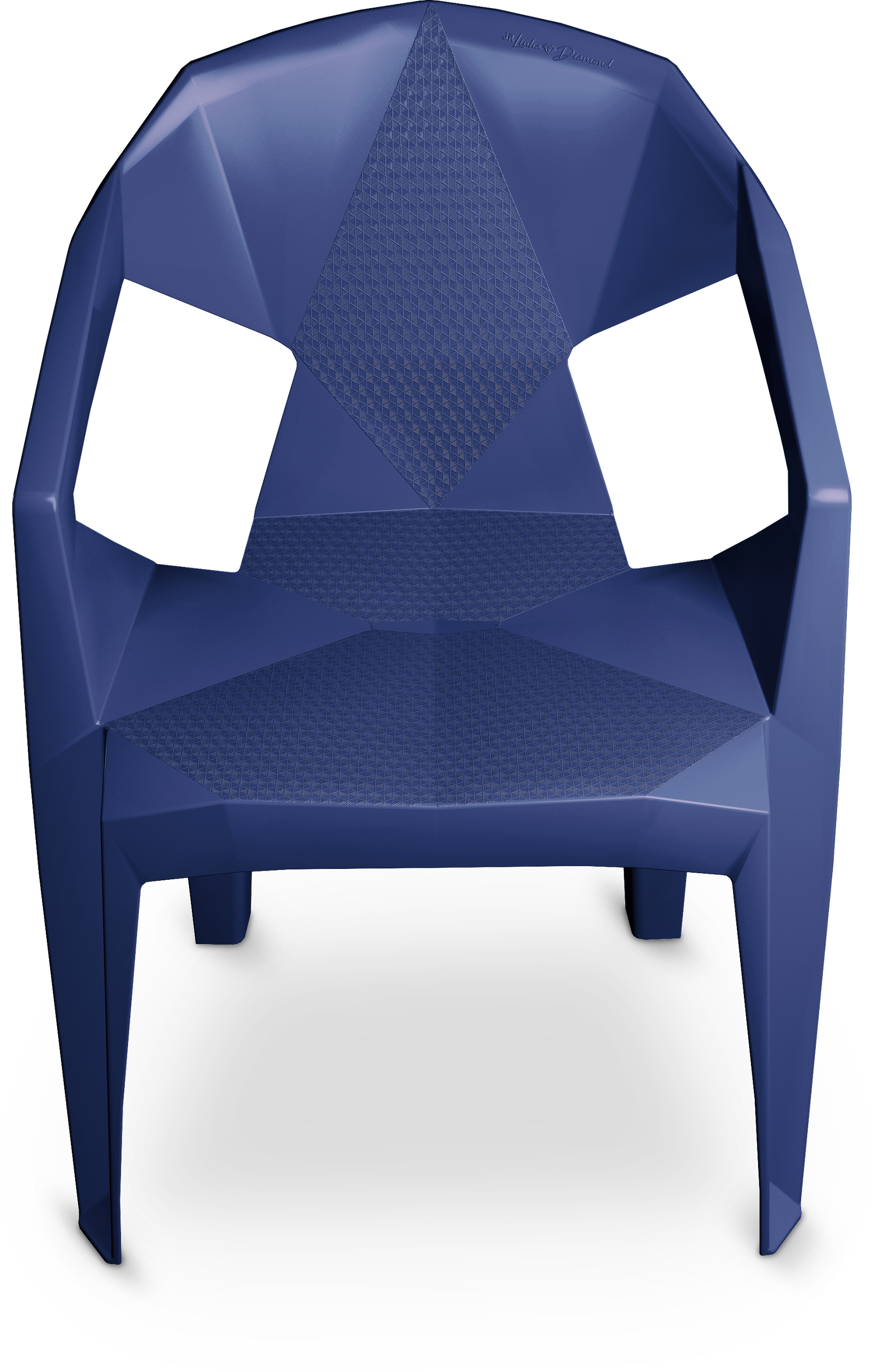 POLTRONA DIAMOND AZUL - Imagem 5