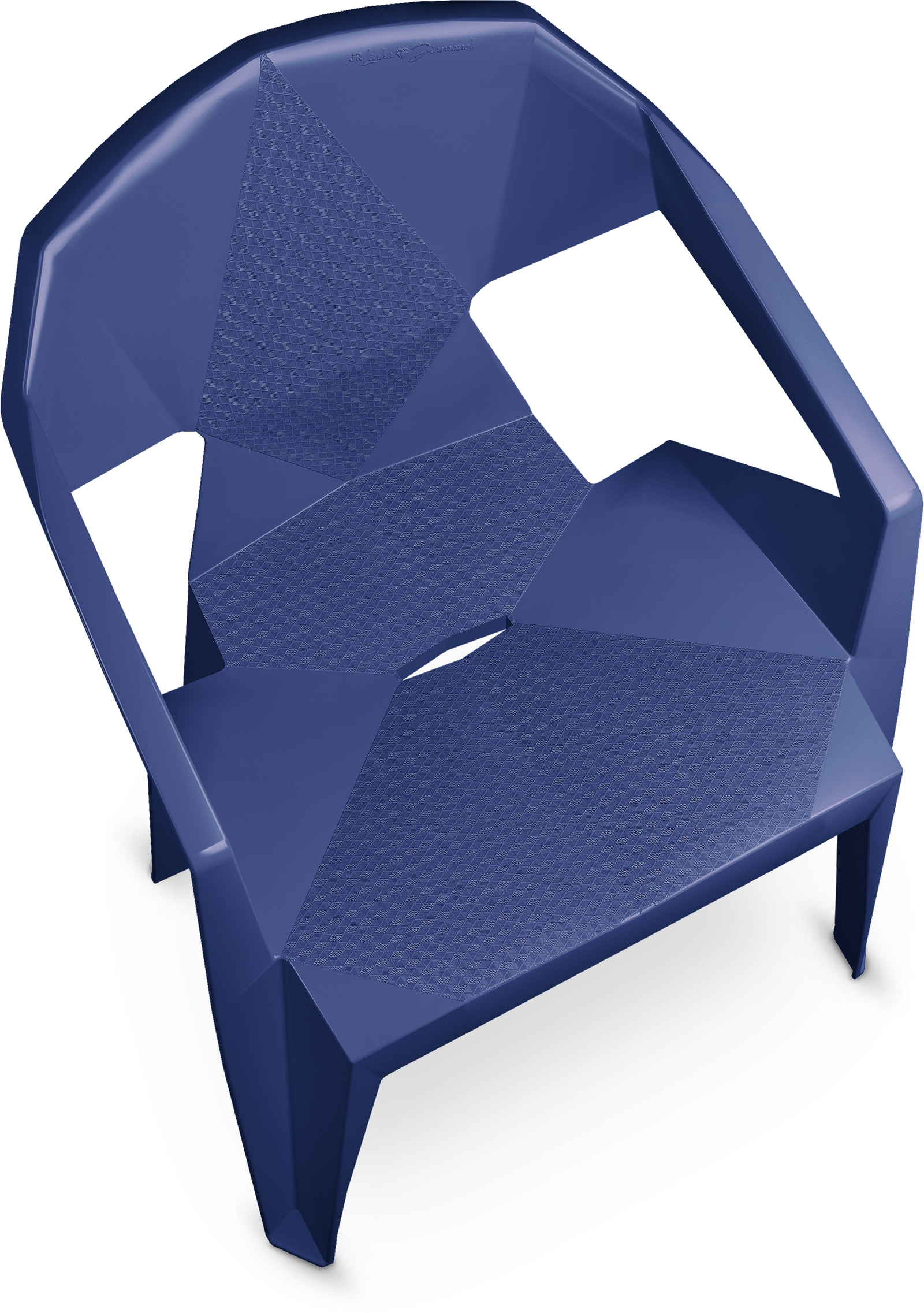 POLTRONA DIAMOND AZUL - Imagem 3