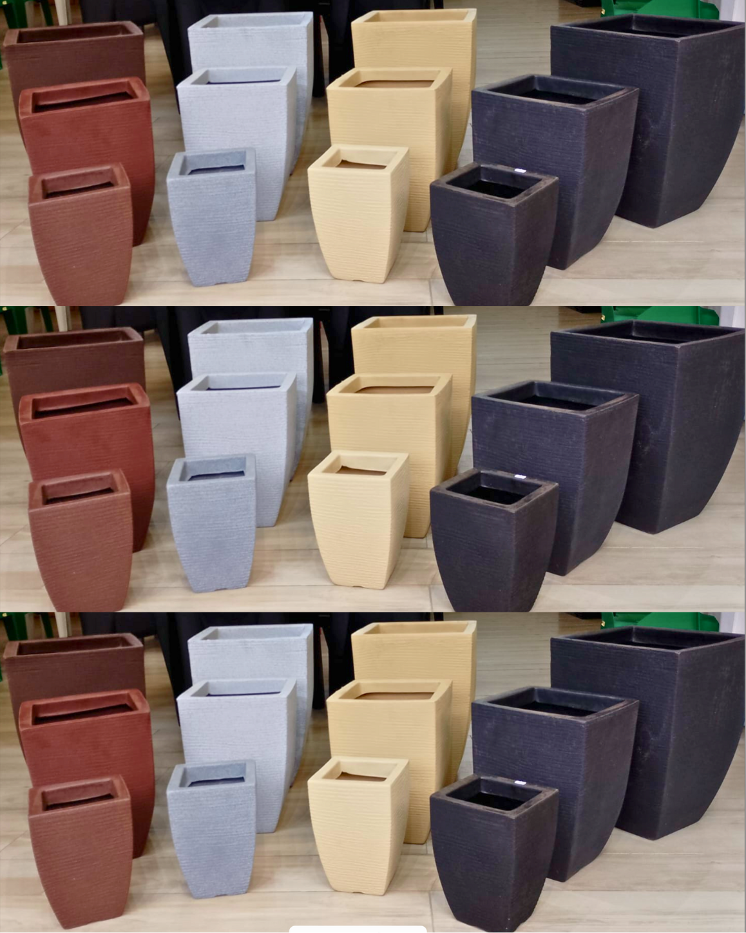 VASO BOJO QUADRADO MARROM - Imagem 3